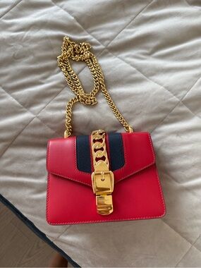 Gucci Red Sylvie bag